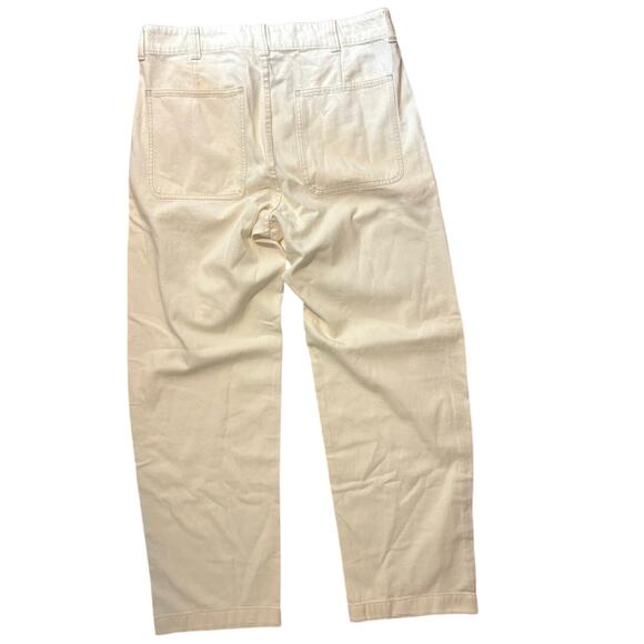 NWT Madewell Patch Pocket Jeans in Summer Denim In Ecru Size 32x32 - Picture 6 of 10